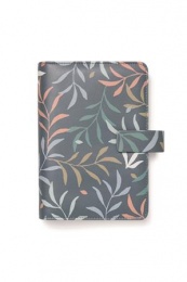 Kalendárium, gyűrűs, betétlapokkal, personal méret, FILOFAX "Botanical", sötétkék